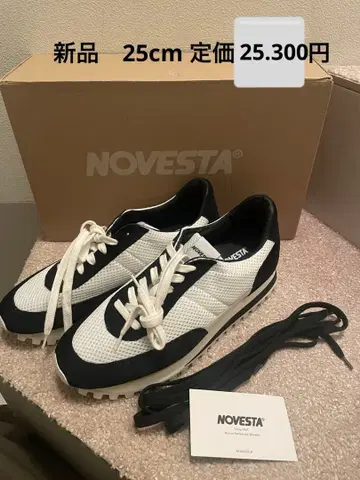 새상품 노베스타 스니커즈 마라톤 레일 메쉬