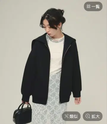 eL JEANASiS Big Zip Hoodie