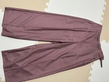 GREEN LABEL RELAXING 더스티 핑크 와이드 팬츠 36