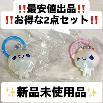 가챠 푸쿠푸쿠 아와와짱 코롱토 클리어 메지루시 참 2개 세트