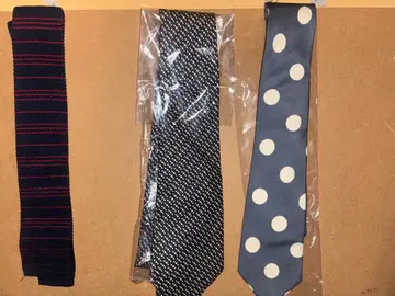 Cravate 넥타이 세트 스트라이프 도트 기하학 패턴