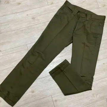 블루스 드레스 M 사이즈 올리브 그린 스타프레