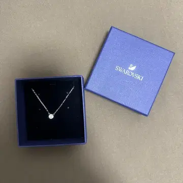 Swarovski 실버 목걸이 싱글 볼 목걸이
