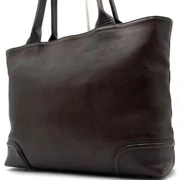 새상품급 파이브우즈 토트백 비즈니스백 A4 수납 브라운 가죽