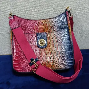 *그라데이션 크로커다일풍 숄더백*미사용 새상품