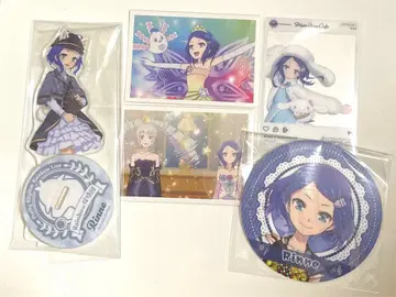 린네 프리티 리듬 레인보우 라이브 아크릴 스탠드 카드 코스터