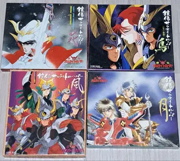 갑옷 전설 사무라이 트루퍼 화조풍월 4매 세트