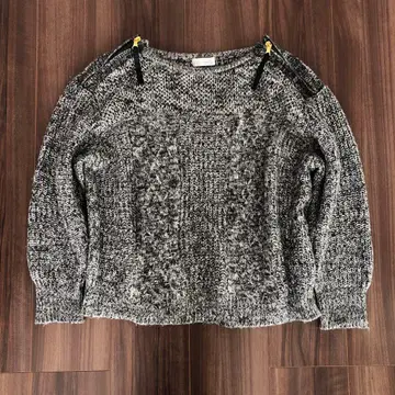 블랙 x 화이트 니트