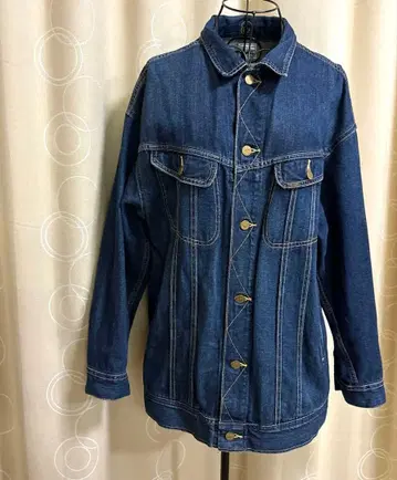 Lee 별주 데님 자켓 G 드롭 숄더 오버 사이즈