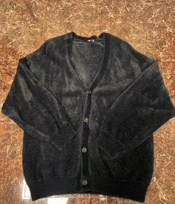 HARE 블랙 가디건 M