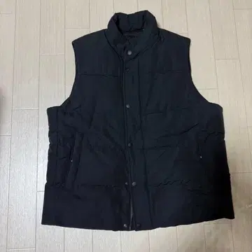 남성용 블랙 다운 베스트 남성용 XL UNIQLO