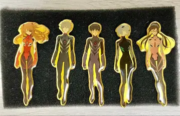 에반게리온 아크릴 핀 배지 5체 세트