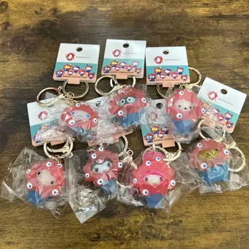 EXPO2025 산리오 미야쿠미야쿠 클리어 키링 전 7종 컴프