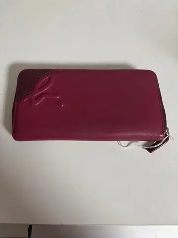 애니에스베 버건디 로고 디자인 여성용 장지갑