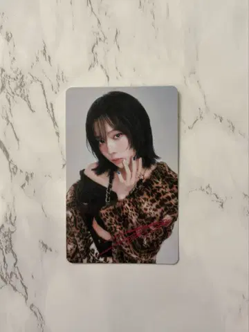 aespa 윈터 사인 포함 트레이딩 카드