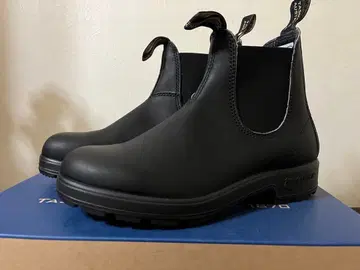 Blundstone 블랙 사이드 고어 부츠