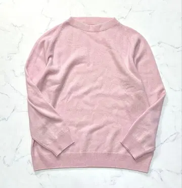 키이스 KEITH 캐시미어 100% 니트 핑크 벚꽃색 40