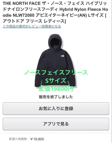 THE NORTH FACE 후드 부착 자켓 NLW72080 네이비