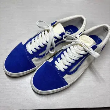 VANS 블루 화이트 올드스쿨