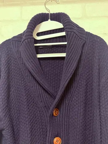 BOYCOTT 네이비 리브 니트 스웨터 사이즈 2 (m 상당)