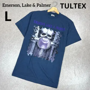 레어 Emerson, Lake & Palmer 90s 빈티지 반팔 티셔츠