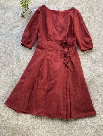 아푸와이저 리셰 아지메 레이스업 원피스