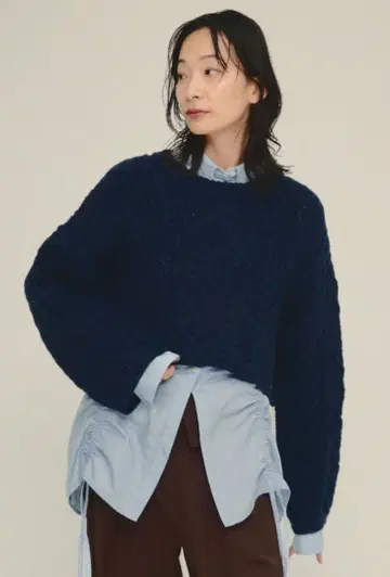 eL JEANASIS 3G Cable Short Pullover