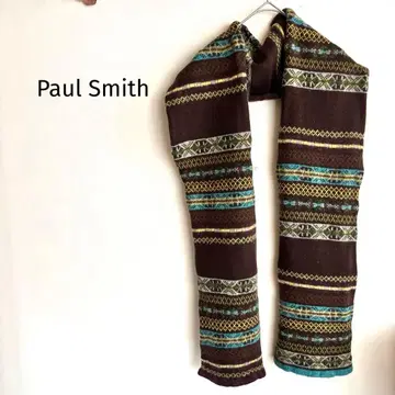 폴스미스 x 히카루노구치 페어아일 패턴 머플러