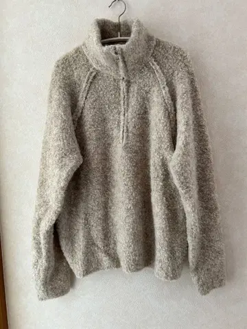 OHOTORO 집업 니트탑 베이지