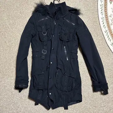 X Frm 변압기 남성용 밀리터리 자켓 블랙 퍼 후드 포함