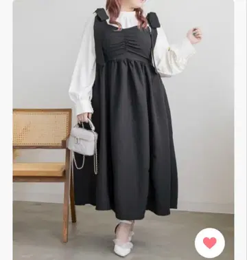 CLETTE 오리지널 숄더 리본 2WAY 원피스 LL