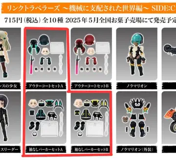 링크 트래블러스 ~기계에 지배된 세계편~ SIDE:C 3종 세트