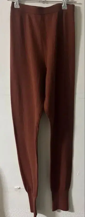 AURALEE 브라운 울 레깅스