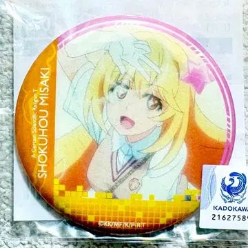 어떤 과학의 초전자포 T 라쿠텐 컬렉션 쇼쿠호 미사키 B 발광 캔뱃지