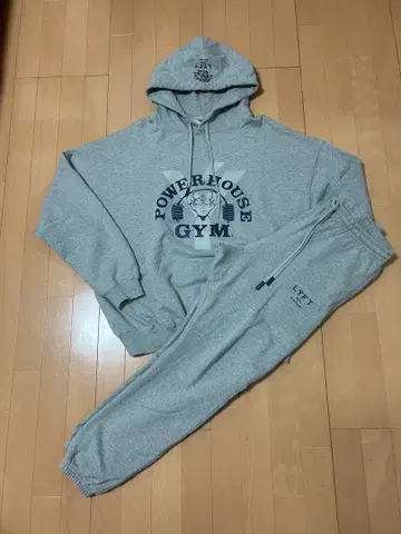 리프트 LYFT x POWER HOUSE GYM 후드티 맨투맨 상하의 L