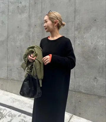 CIAOPANICTYPY 울 혼방 크루넥 니트 원피스