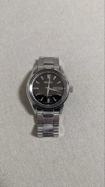 SEIKO SARY057 자동 와인딩 손목시계 블랙