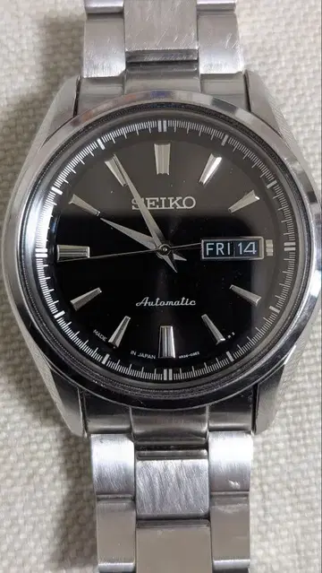 SEIKO SARY057 자동 와인딩 손목시계 블랙