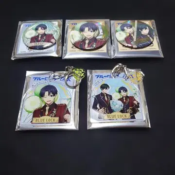 블루 록 벌룬 캔뱃지 아크릴 키링 이사기 요이치 이토시 린