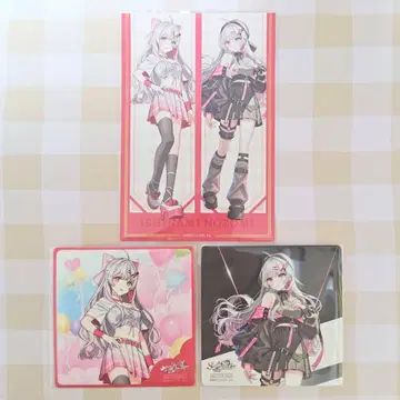 이시가미 노조미 엽서 코스터 Idios 마네키네코 니지산지