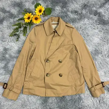 BEAUTY&YOUTH 트렌치코트 긴팔 여성용 베이지 M