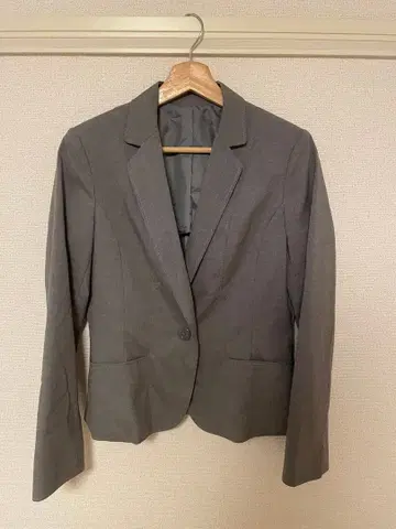 그레이 테일러드 자켓 1버튼