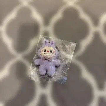 토끼 캐릭터 키링 보라색