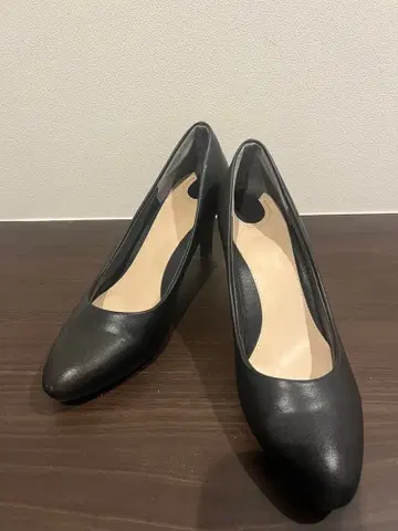 RANDA 블랙 스틸레토 하이힐 25.5cm