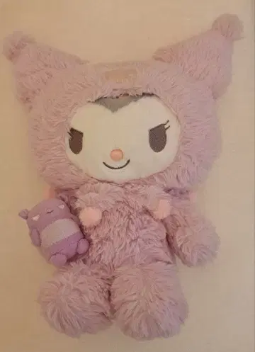 쿠로미 복슬복슬 후드 봉제 인형 산리오 마이멜로디 컬렉션