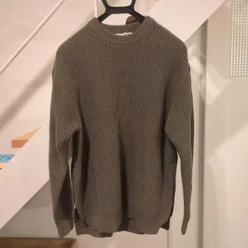 monkey time 니트 스웨터 사이드 지퍼