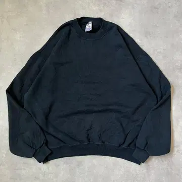 저지 맨투맨 구제 의류 00s 무지 L 블랙 블랙 17189