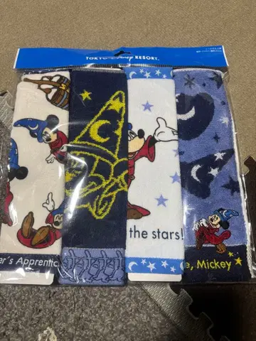 도쿄 디즈니 리조트 미키 타월 4개 세트