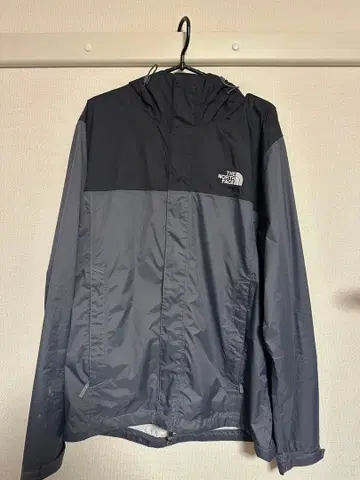 THE NORTH FACE 후드 부착 나일론 자켓 M 그레이