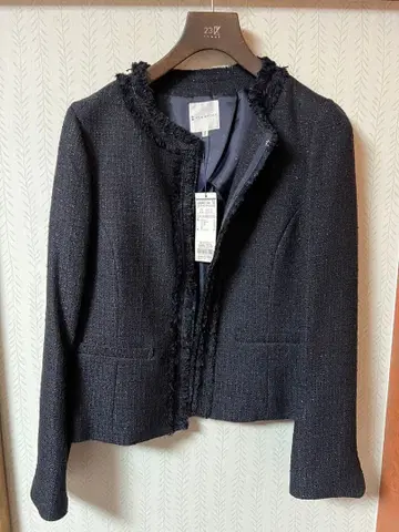 프린지 부착 자켓과 스커트 세트 5호 미사용